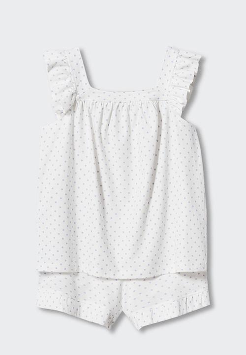 MANGO - Pyjamas dot - off white