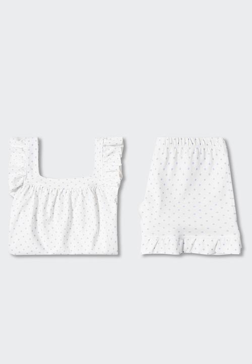 MANGO - Pyjamas dot - off white