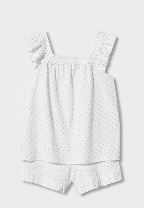 MANGO - Pyjamas dot - off white