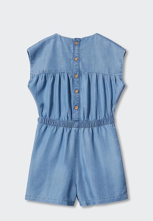MANGO - Playsuit corfu - tejano medio