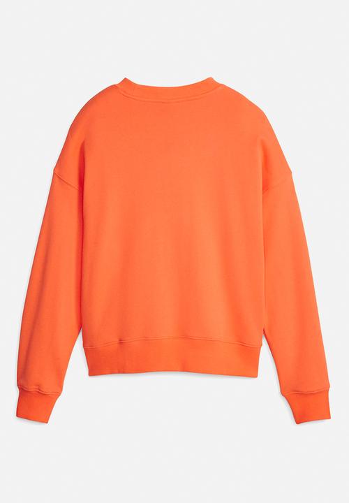 PUMA - Classics oversized crew tr - hot heat