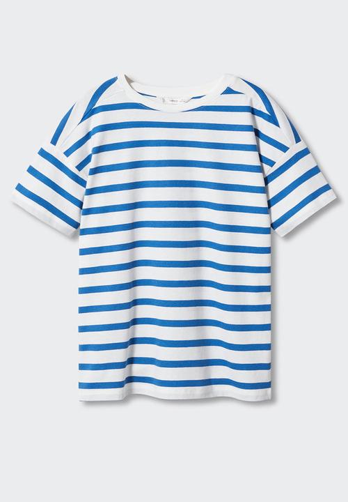 MANGO - T-shirt tim - azul