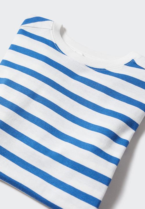 MANGO - T-shirt tim - azul