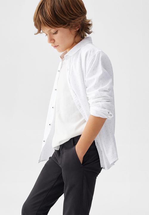 MANGO - Trousers piccolo - black
