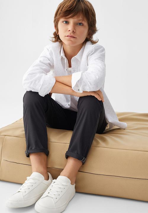 MANGO - Trousers piccolo - black
