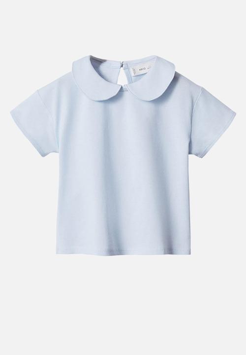 MANGO - T-shirt lily - celeste