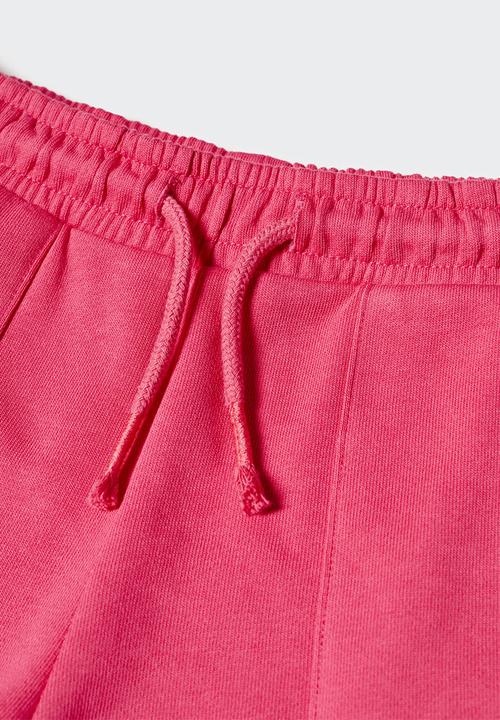 MANGO - Shorts leaf - fuchsia