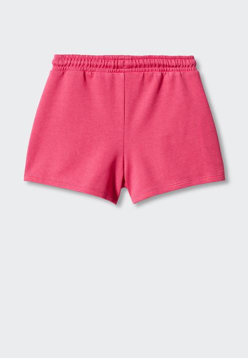 MANGO - Shorts leaf - fuchsia