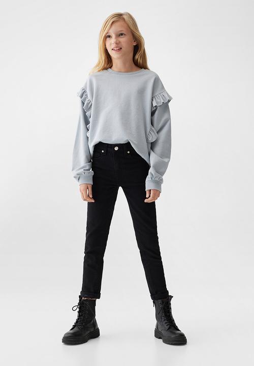 MANGO - Jeans skinny - black denim