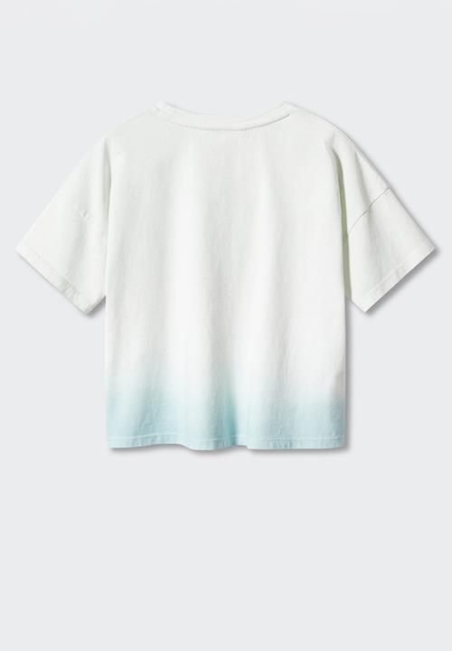 MANGO - T-shirt pacific - agua