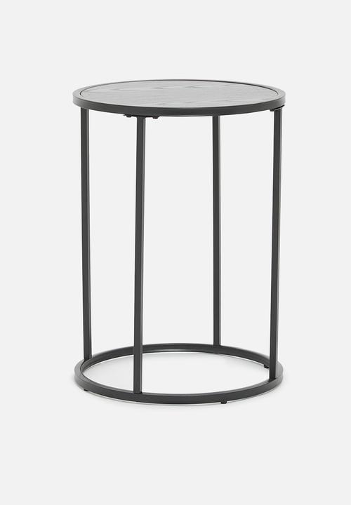 Sixth Floor - Seaford side table - black