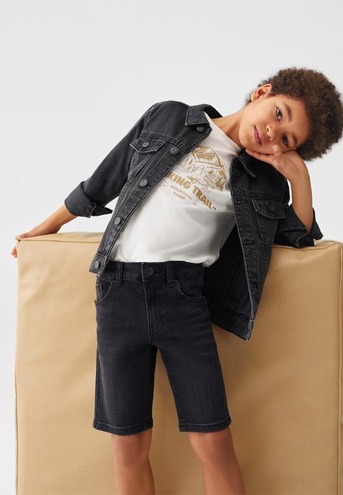 MANGO - Bermuda shorts john - black