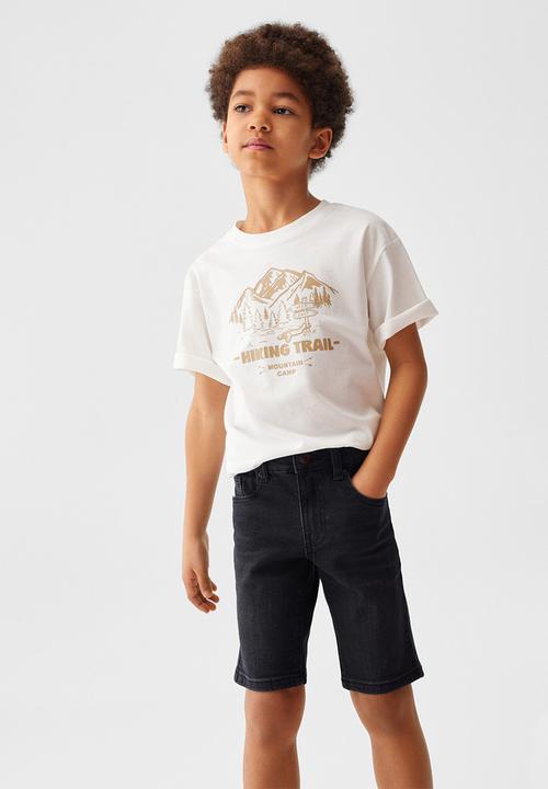 MANGO - Bermuda shorts john - black