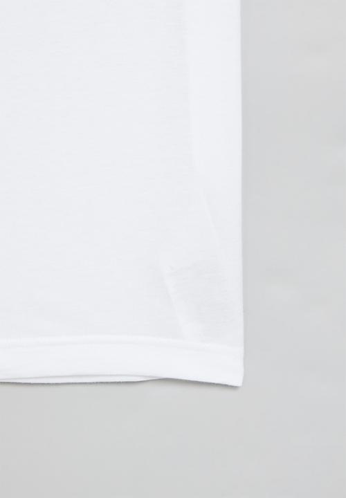 Nike - Nkb swoosh short sleeve tee - white & red
