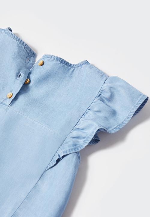 MANGO - Blouse nacha - tejano medio