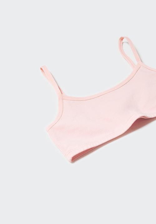MANGO - Bra belen - rosa pastel