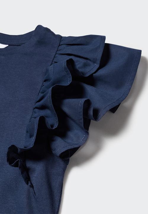 MANGO - T-shirt nut - navy