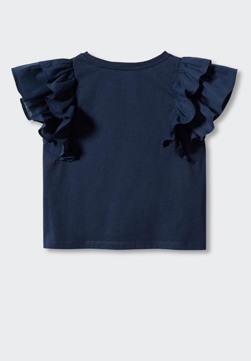 MANGO - T-shirt nut - navy