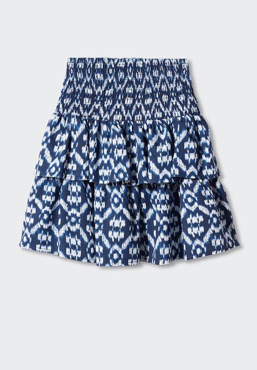 MANGO - Skirt ankara - navy