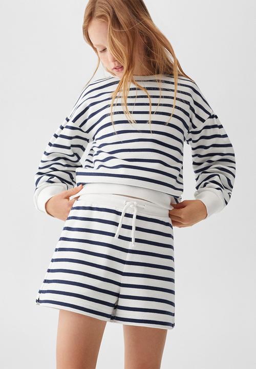 MANGO - Shorts sailor - navy