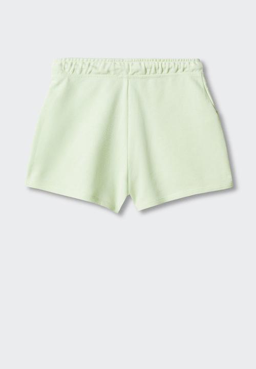 MANGO - Shorts lea - menta