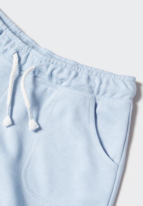 MANGO - Shorts lea - azul