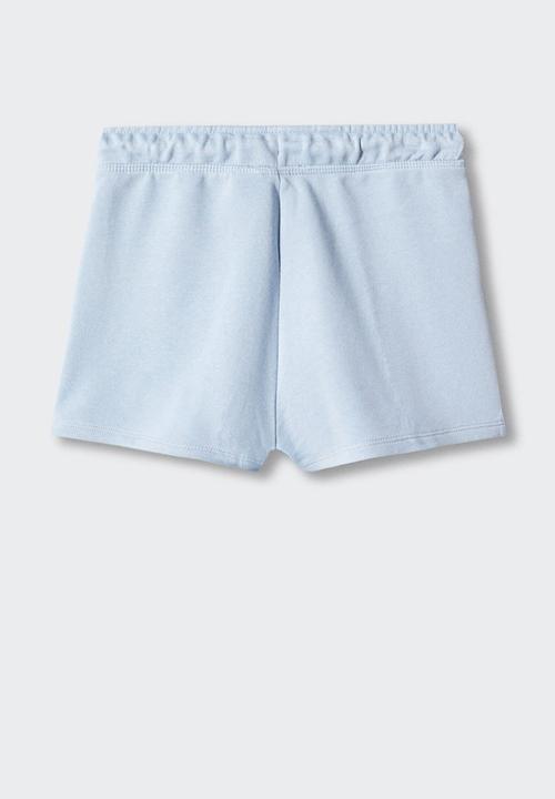 MANGO - Shorts lea - azul