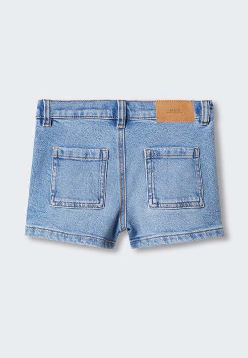 MANGO - Shorts clea - tejano medio