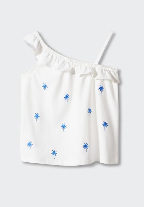 MANGO - T-shirt nautic - white