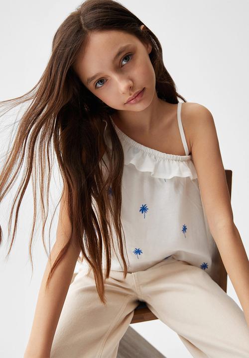 MANGO - T-shirt nautic - white