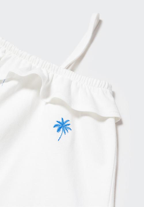 MANGO - T-shirt nautic - white