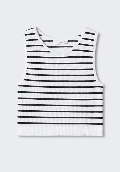 MANGO - T-shirt cool - crudo