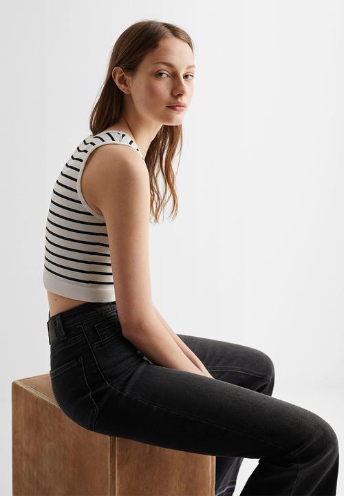 MANGO - T-shirt cool - crudo