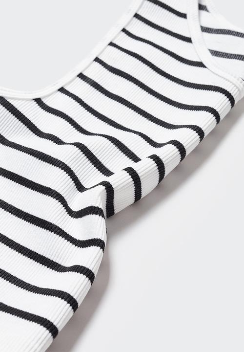 MANGO - T-shirt cool - crudo