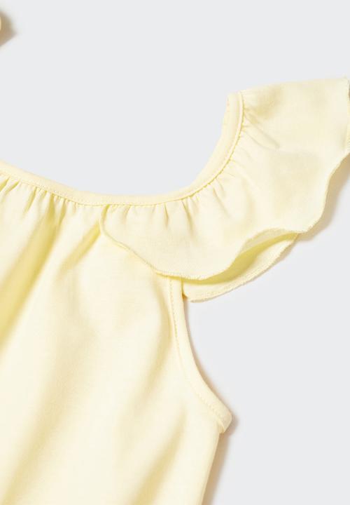 MANGO - T-shirt gisele - light yellow