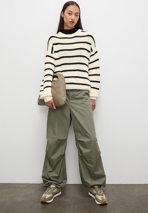 Superbalist - Slouch pullover - black & white