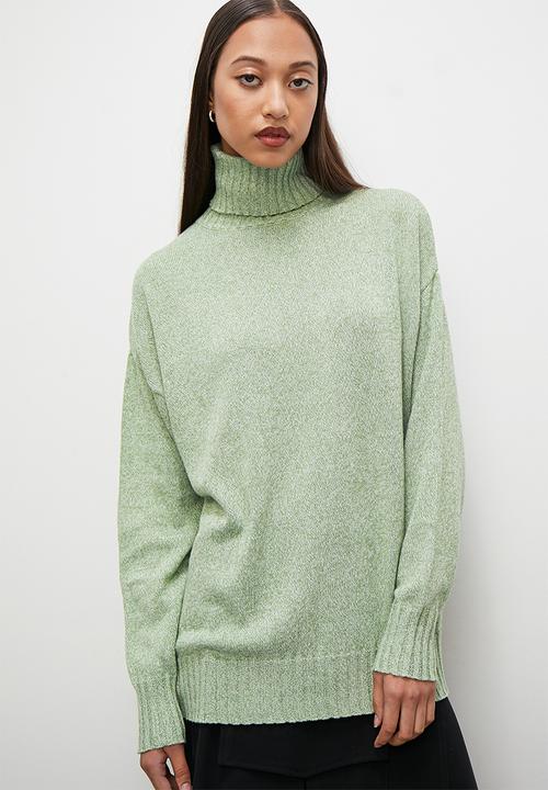 Superbalist - Roll neck - green