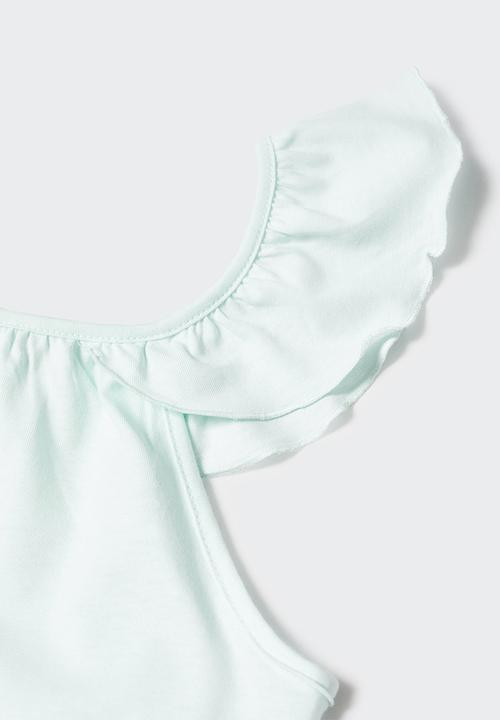 MANGO - T-shirt gisele - light green
