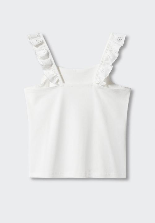MANGO - T-shirt dante - white