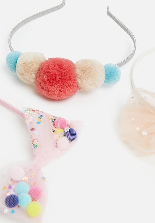Pop Candy - 3 Pack alice bands - pink