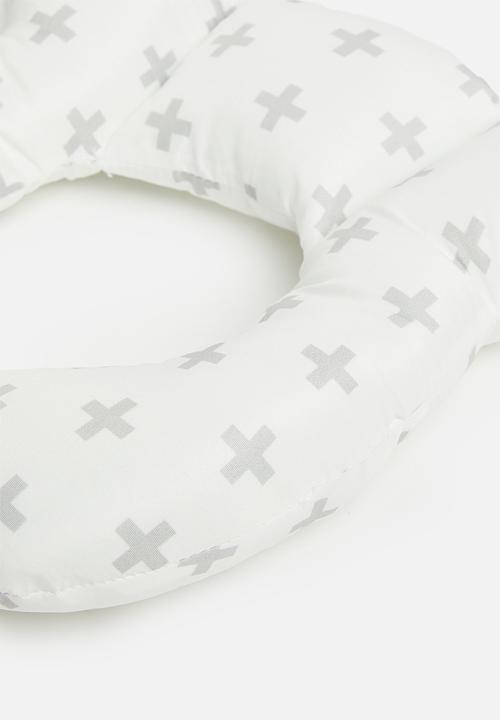 Pop Candy - Printed pillow - white and grey