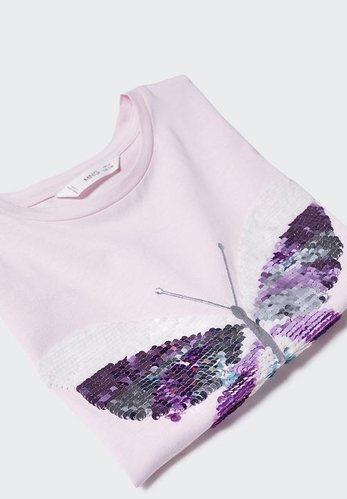 MANGO - T-shirt magic - rosa pastel