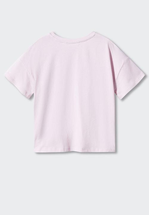 MANGO - T-shirt magic - rosa pastel