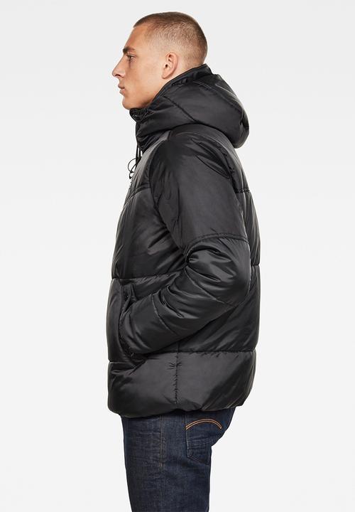G-STAR - Quilted hdd puffer jacket - black