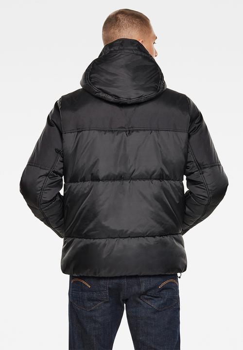 G-STAR - Quilted hdd puffer jacket - black