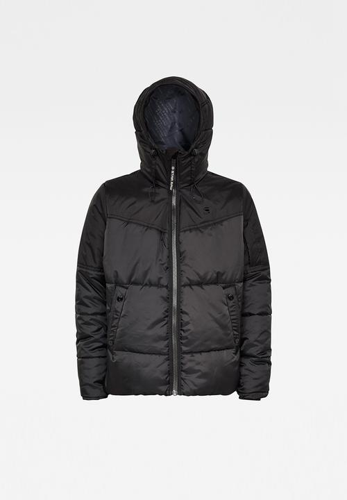 G-STAR - Quilted hdd puffer jacket - black
