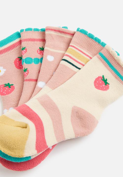 Pop Candy - 5 pack socks - multi fruits