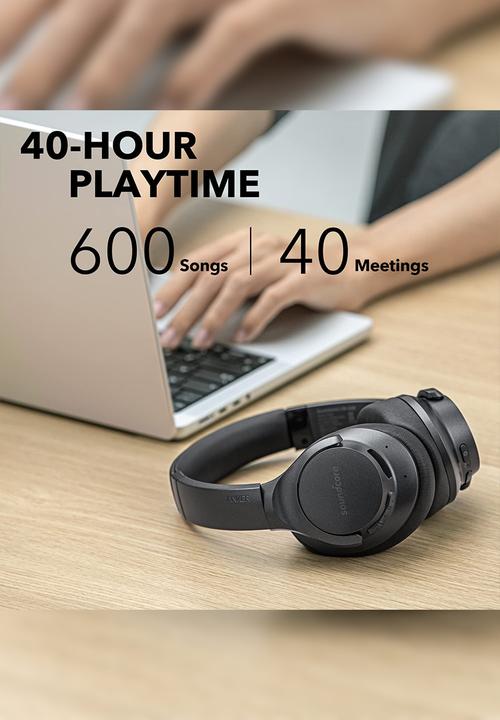 soundcore - Life Q20+ headphones- black