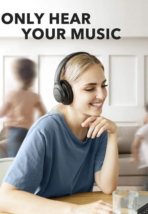 soundcore - Life Q20+ headphones- black