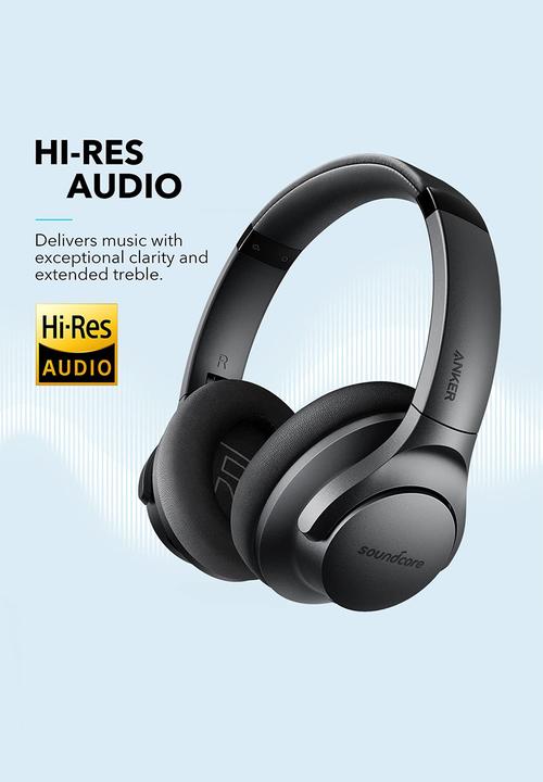 soundcore - Life Q20+ headphones- black